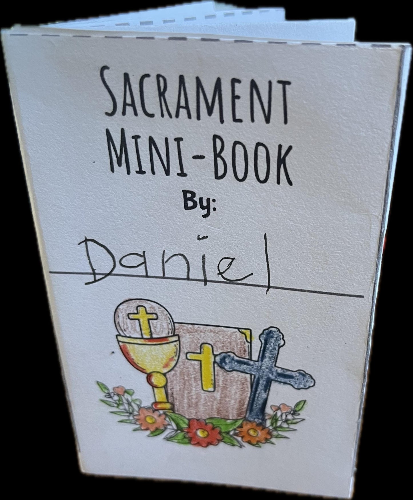 Printable Seven Sacraments Mini Book | Sacrament Activity for kids | Kids Craft | Catholic Sacrament Lesson for kids | Sunday School Lesson