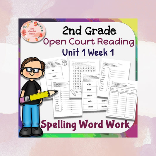 Open Court Reading | 2nd Grade Open Court Reading | Open Court Reading 2nd Grade Spelling | Open Court Reading Unit 1 Week 1 Spelling