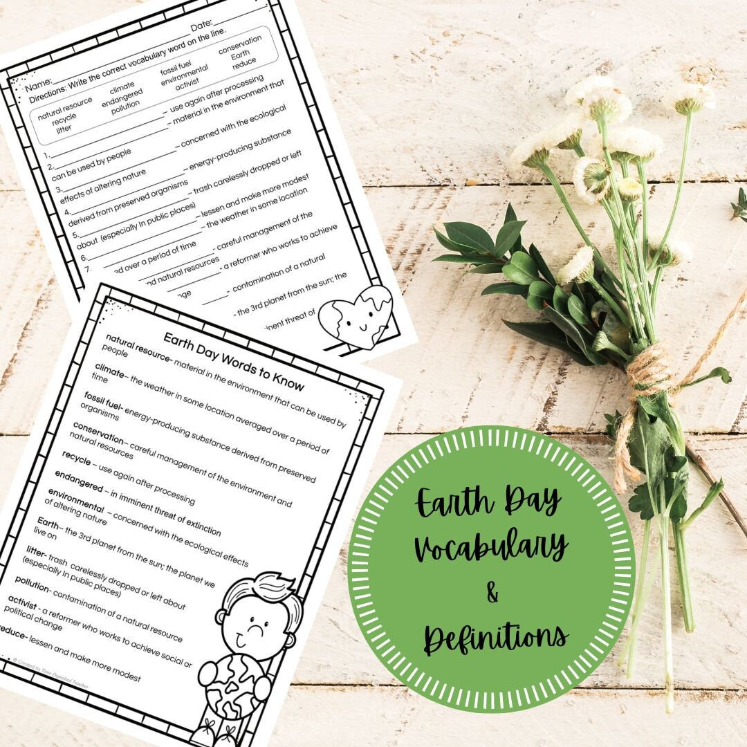 Earth Day Activity Packet | Earth Day Worksheets | Earth Puzzle Packet | Earth Day for Kids