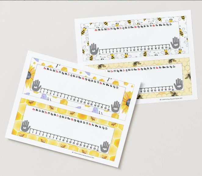 Bee Themed Printable Student Name Tags | Editable Name Tags | Name Tag Template | Printable Name Labels | School Name Labels | Name Tag