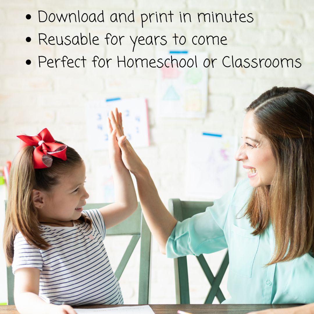 CVC Word Practice Packet | 1st Grade Short Vowel Worksheets | Say It Tap It Write It | Phonics Literacy Center Activities | ELA Worksheets