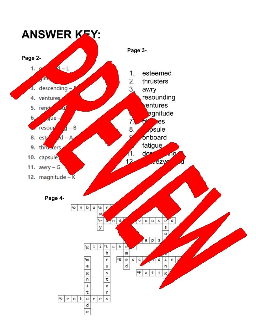 Open Court Reading | 5th Grade Open Court Reading | Open Court Reading 5th Grade Vocabulary | Open Court Reading Unit 1 Week 3 Vocabulary