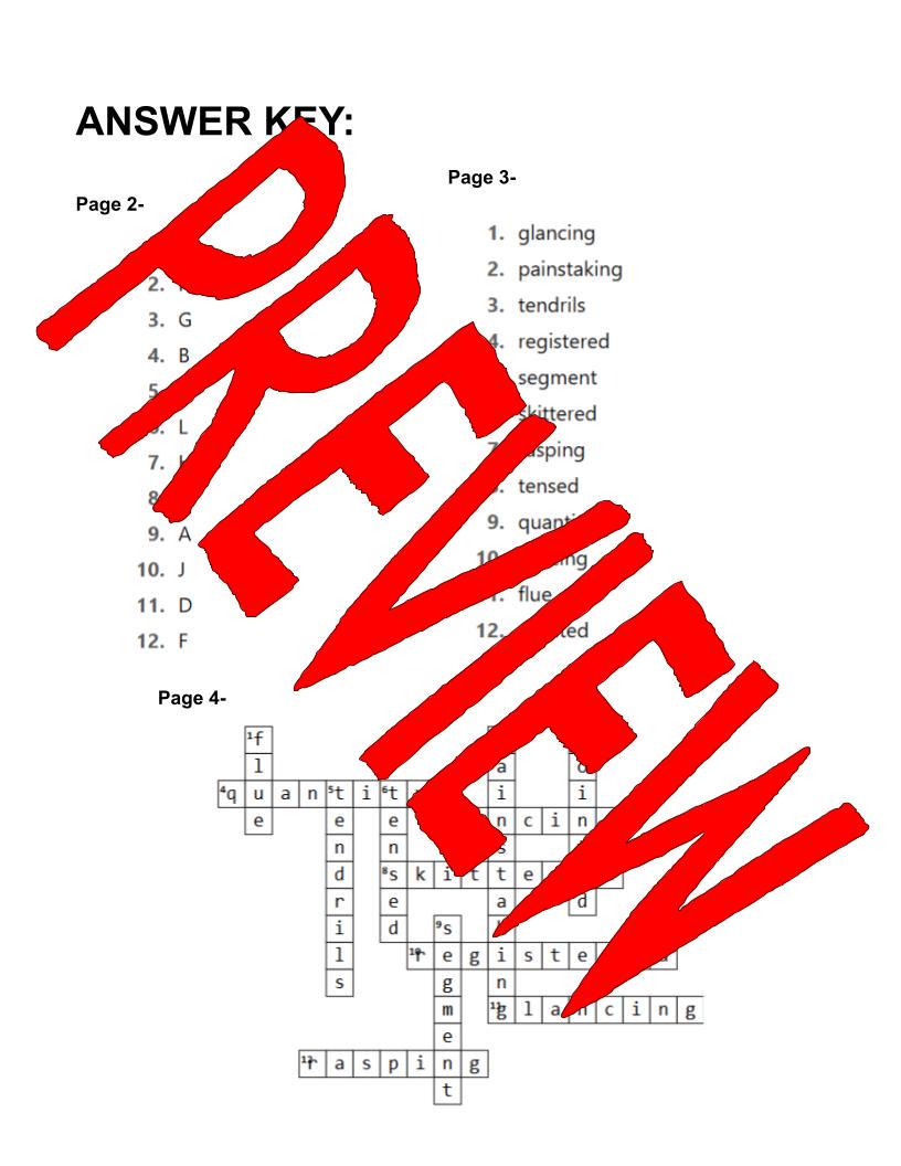 Open Court Reading | 5th Grade Open Court Reading | Open Court Reading 5th Grade Vocabulary | Open Court Reading Unit 1 Week 5 Vocabulary