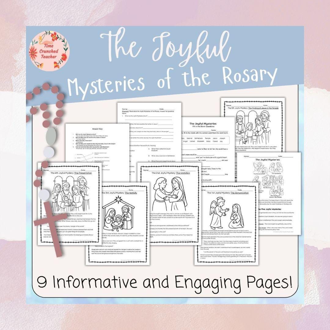 Printable Catholic School Feast of the Archangels Unit | Saint Study | Digital Download | Sunday School Craft | Catholic Craft | Archangels