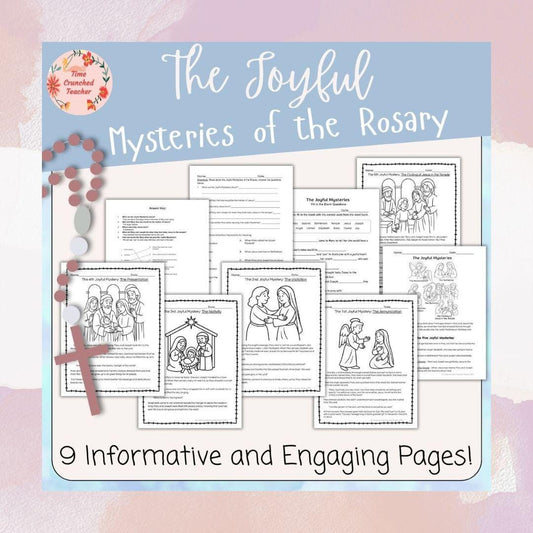 Printable Catholic School Feast of the Archangels Unit | Saint Study | Digital Download | Sunday School Craft | Catholic Craft | Archangels